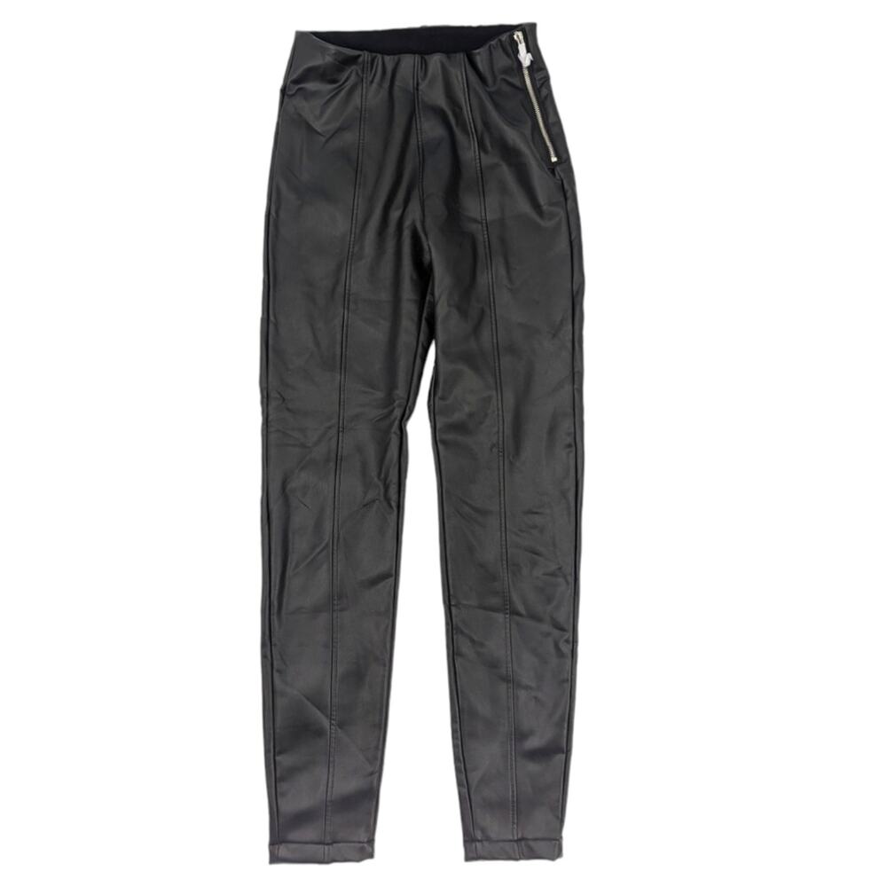 New Look Vegan Faux Leather Pleather Pants Leggings Size 6 New With Tags
